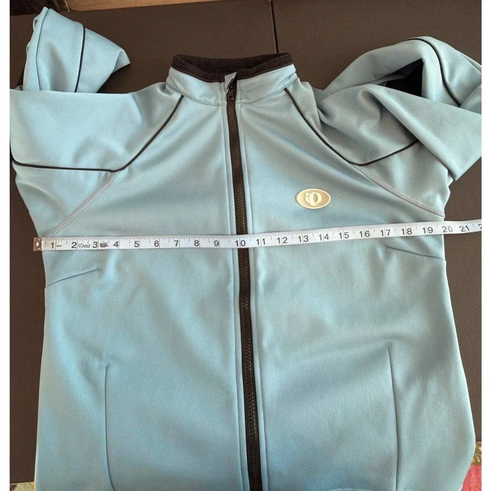 Pearl Izumi Full Zip Jacket Women's Blue Cycling Gorpcore Long Sleeve Medium - Picture 15 of 16